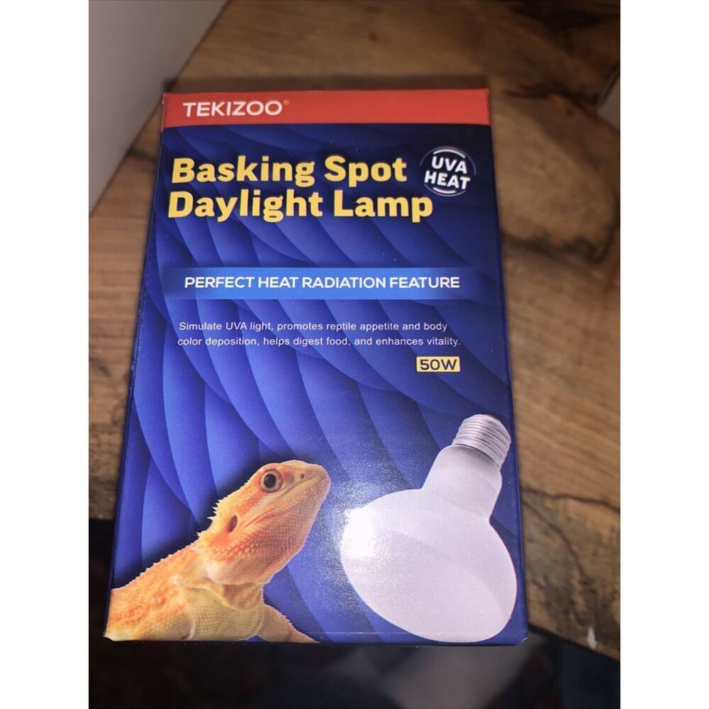 Tekizoo Basking Spot Daylight Lamp 50w UVA Heat Lot‎ Of 2